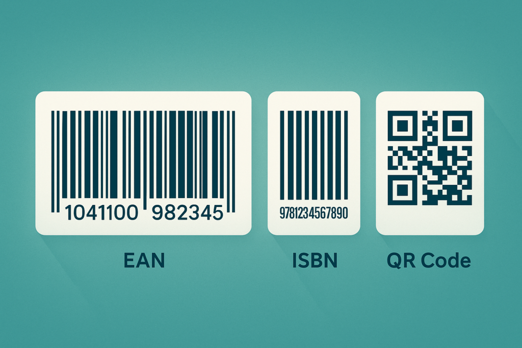 The Difference Between an EAN Code and Other Barcodes (UPC, ISBN, QR Code, etc.)